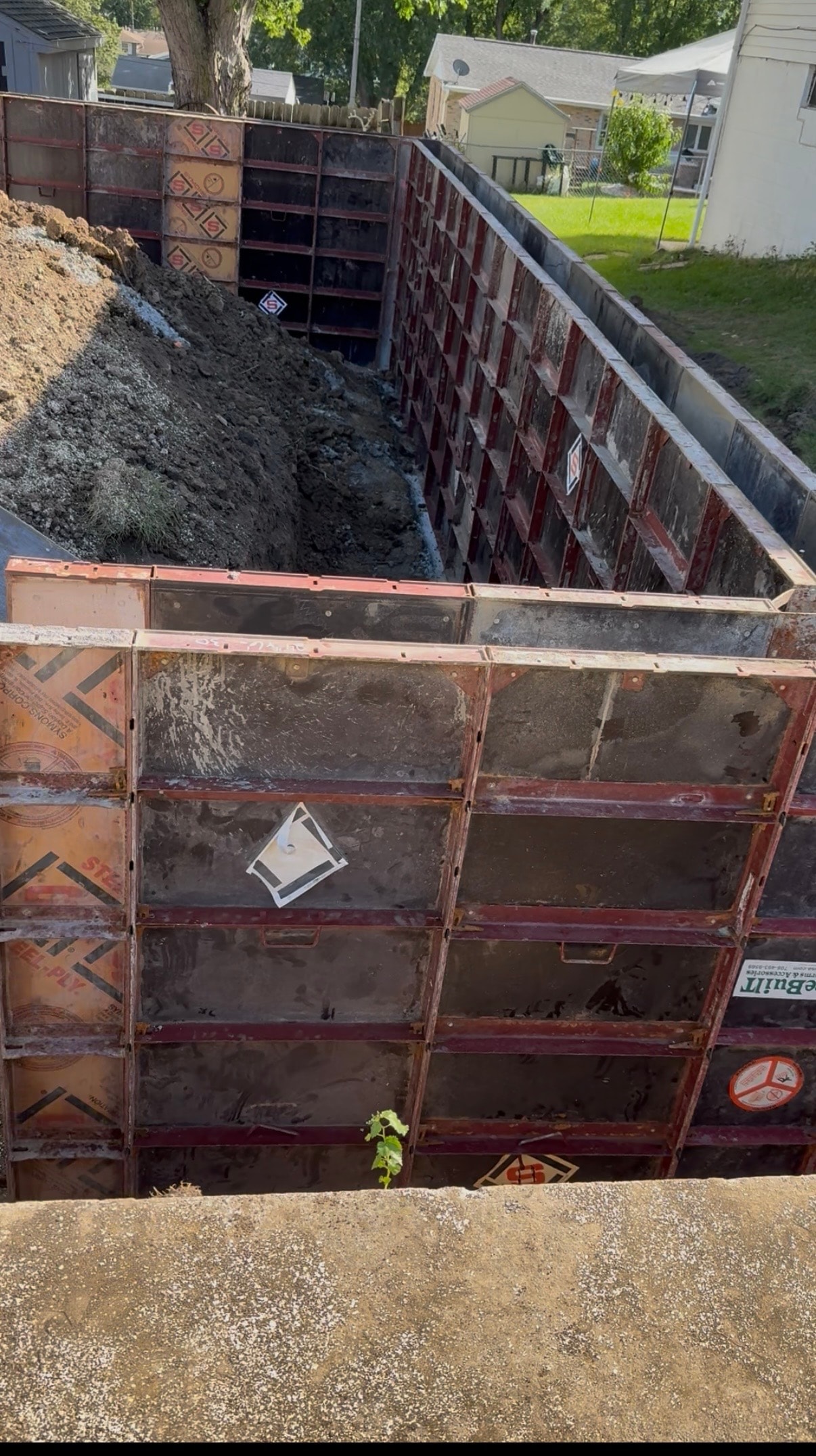 Foundation Form Walls