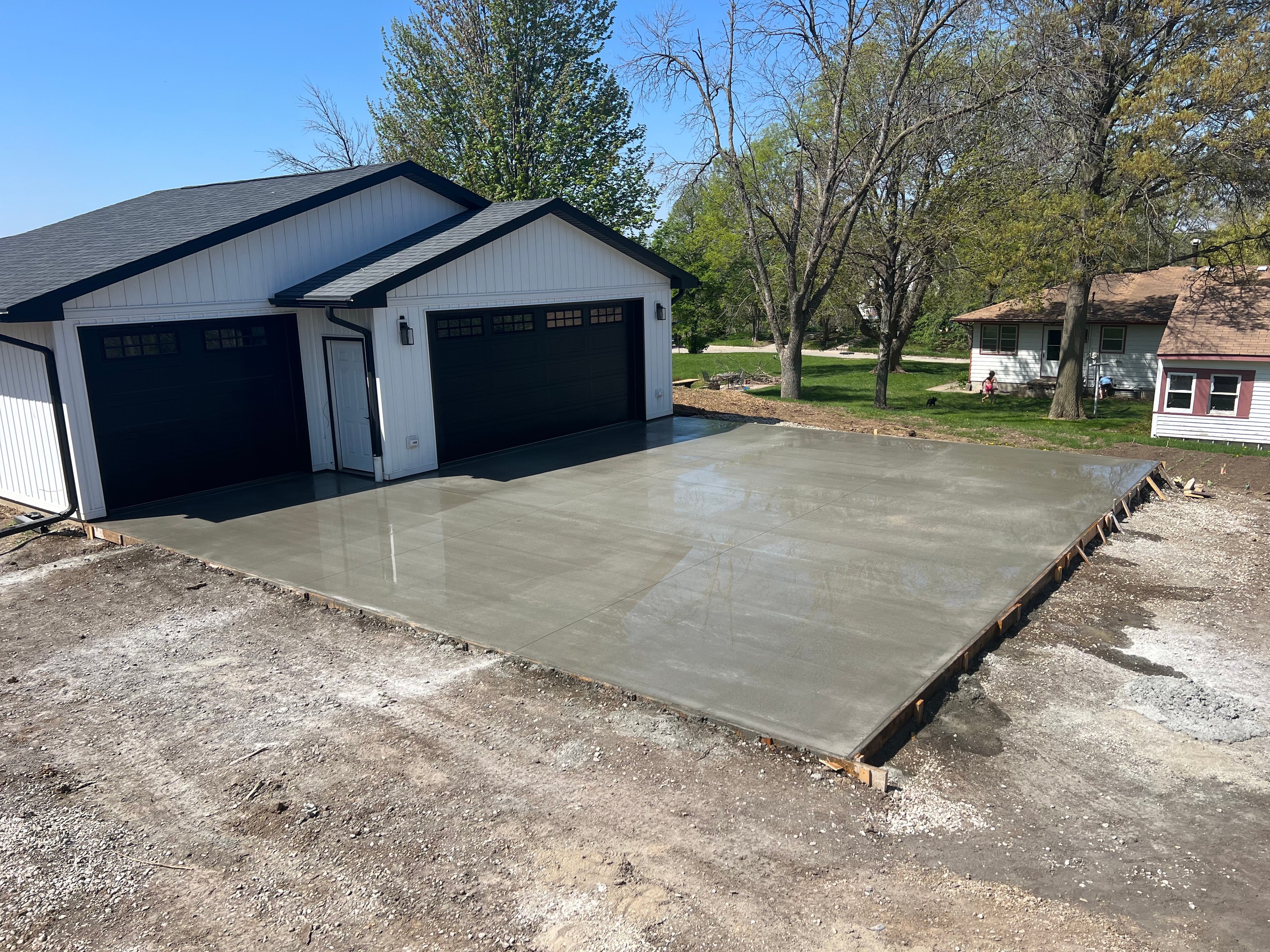 Fresh Concrete Pour — Residential